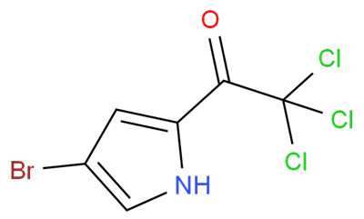 1-(4-Bróm-1H-pýrról-2-ýl)-2,2,2-tríklóretanón CAS 72652-32-5