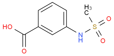 3-(Metýlsúlfónamídó)bensósýra Cas 28547-13-9